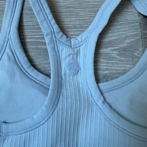 lululemon athletica Light Blue Racerback Sports Tank top